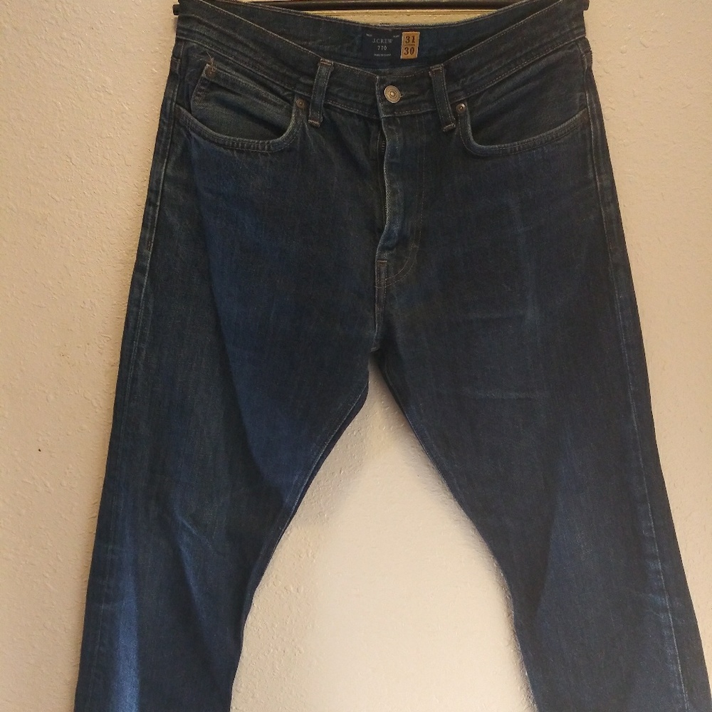 Men j crew jeans 770 size 31 30 used